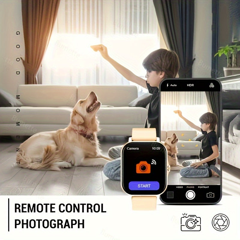 Wireless Smartwatch for Men Women with Sports Modes Call Reminders Message Notifications