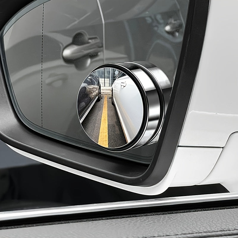 Car Rearview Mirror Rotating Blind Spot Assist Circular Mirror