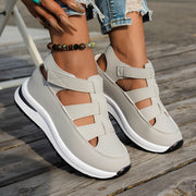 Women's White Casual Sneakers Lightweight Bouncy Soles for Outdoors