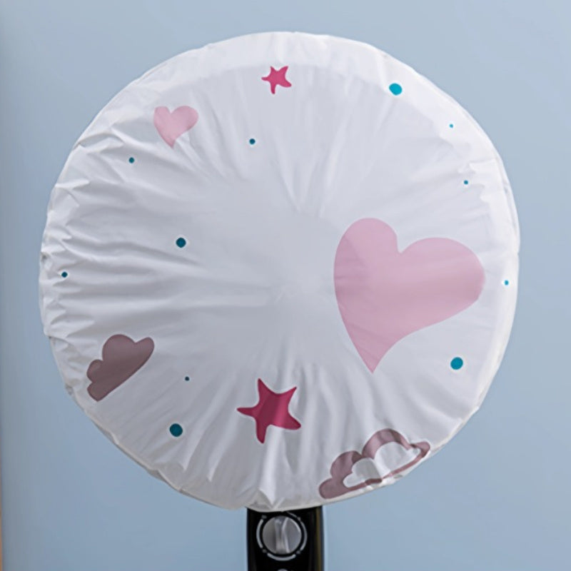 Пластиковый защитный чехол для электрического вентилятора от пыли для настенного и напольного крепления