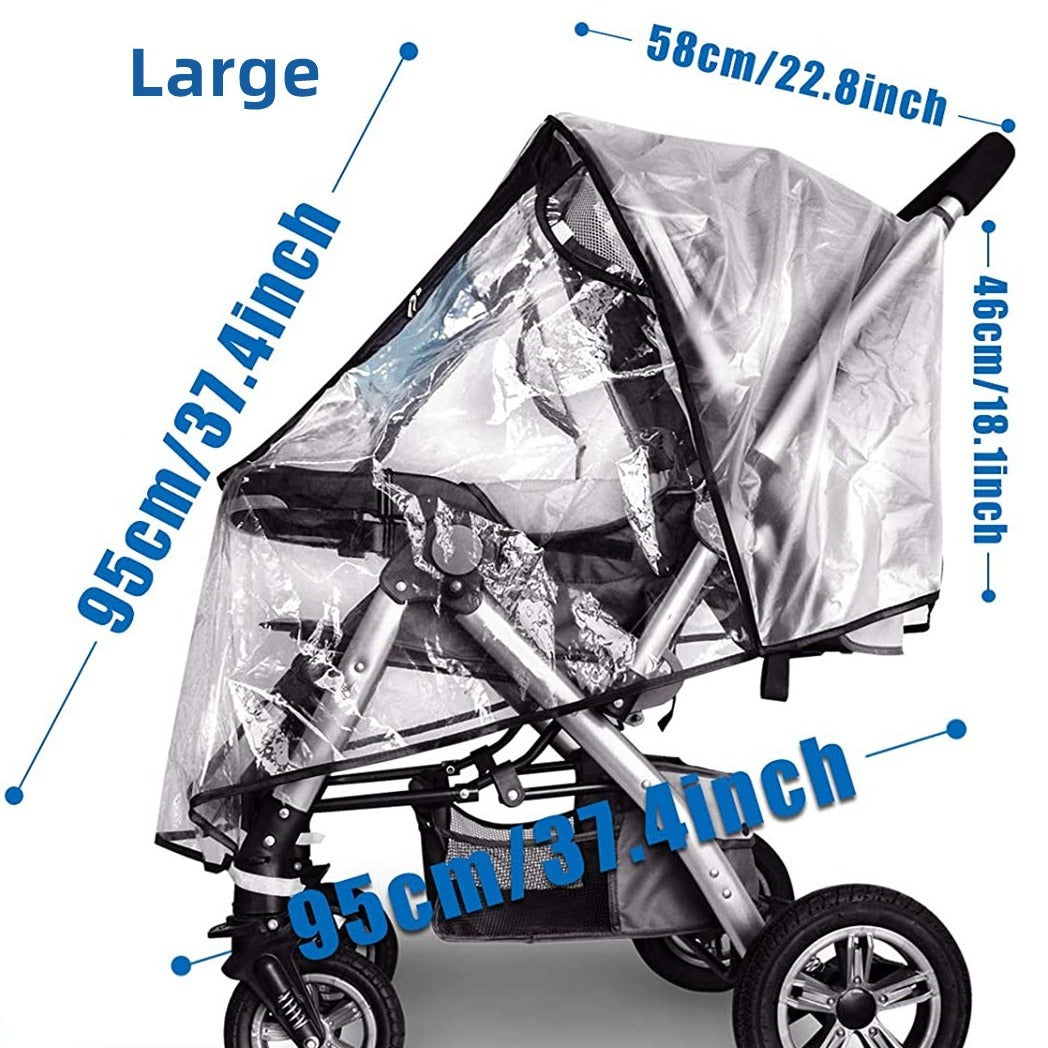 Universal Baby Stroller Cover Waterproof Windproof Dustproof Snowproof for Travel