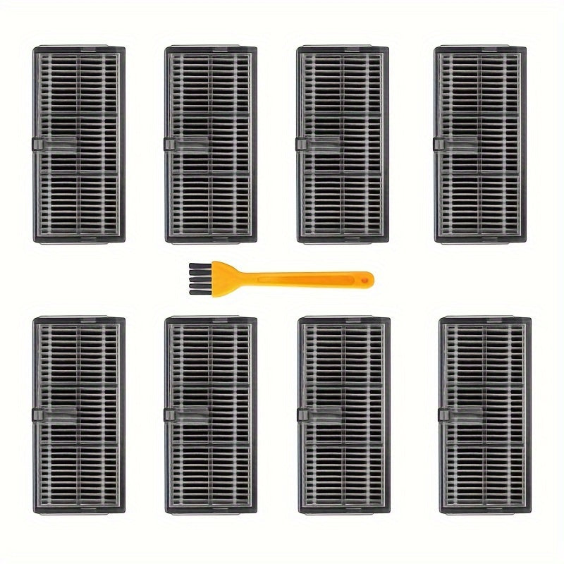 8 Pack Washable Reusable HEPA Filters for Robot Vacuum Cleaner Replacement Parts