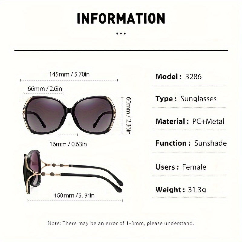 Women's Sport Glasses Large Polycarbonate Frame Anti-Reflective Lenses Climbing Eyewear