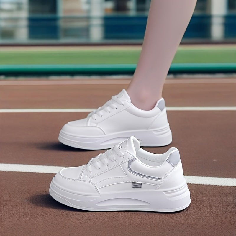 Women's Breathable Low-Top Sneakers Casual Running Gym Skateboarding Durable PVC EVA