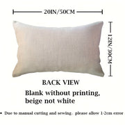 Qizil Rojdestvo yostiq qoplami 45.72x45.72cm yoki 30.48x50.8cm Zipperli Polyester bayram bezaklari