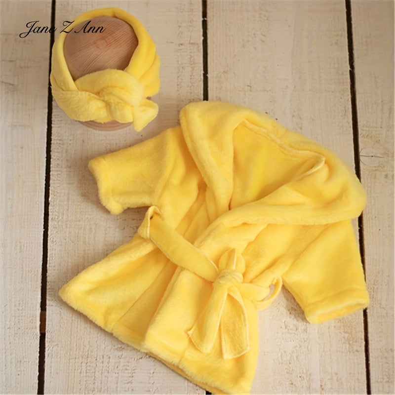 Плюшевая фотографическая бандана-Халат, Роскошный белый фотографический халат для сна, Халат однотонного цвета, идеально подходящий для фотопродукции