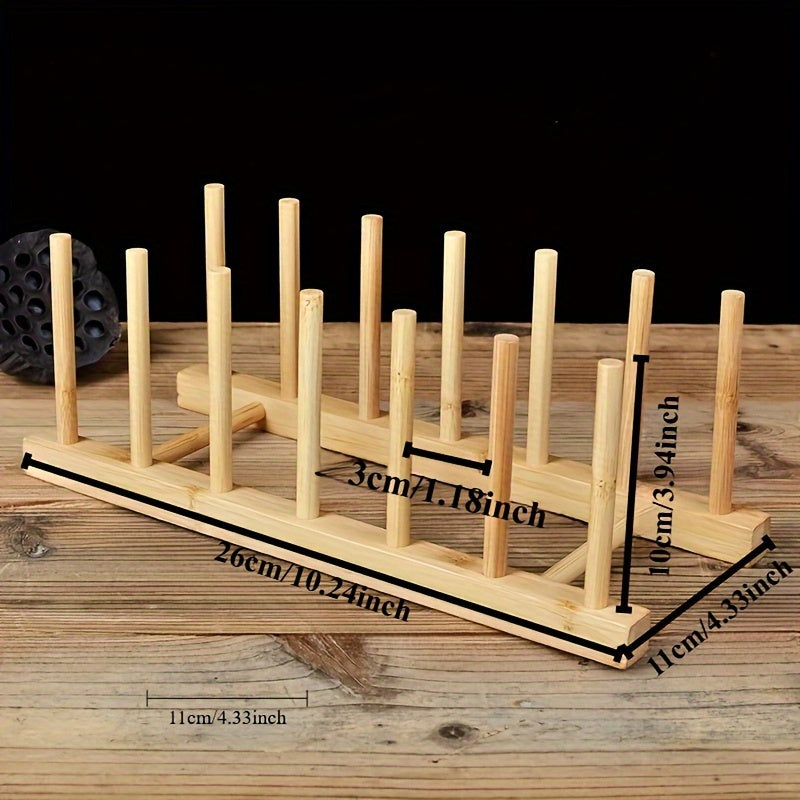 Bamboo Book Stand and Storage Rack for Bedside and Office Desk Multi-Functional