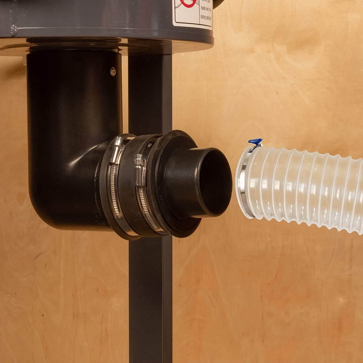 Changyutgichlar uchun 4 dyuymdan 3 dyuymga quvurlarni qisqartiruvchi plastmassa o'tish moslamasi