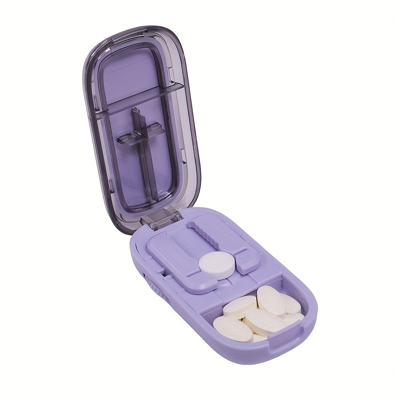 Pill Cutter for Small Micro Pills Adjustable with Centering Device Portable