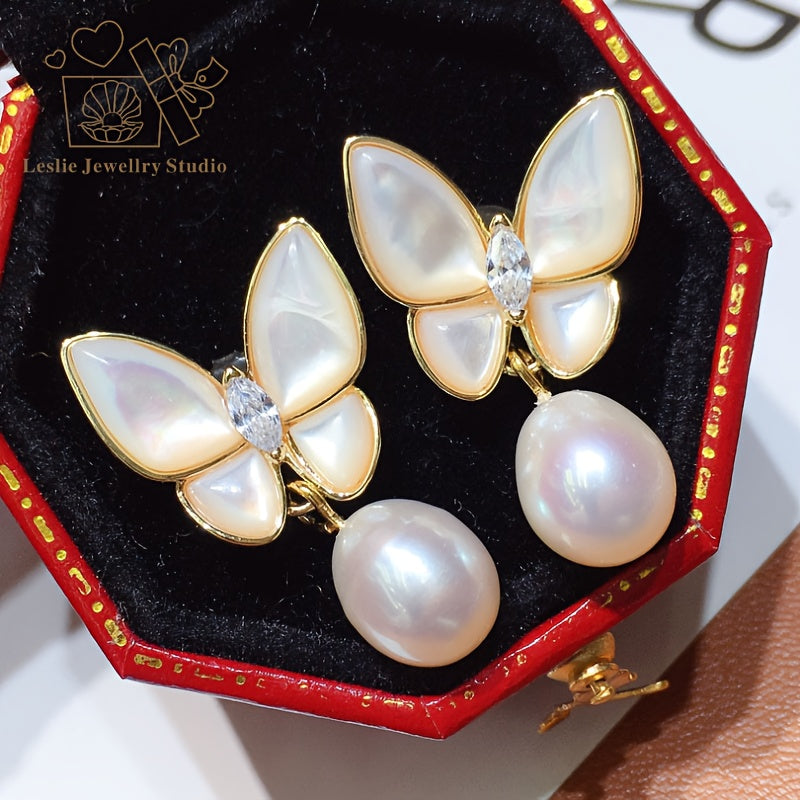 Women's Pearl Jewelry Set Necklace Bracelet Earrings Gift Box
