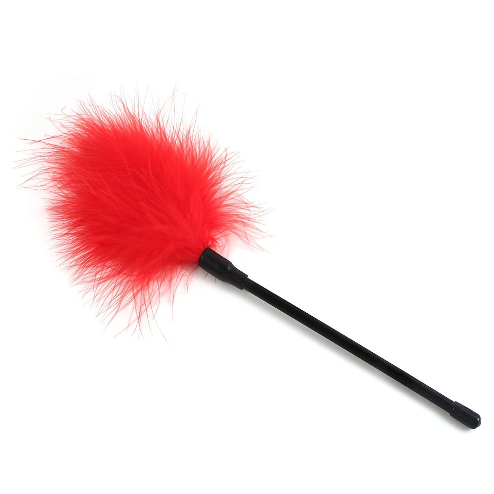 Adult Soft Flogger Tease Kit for Couples, Feather Flirt Toy