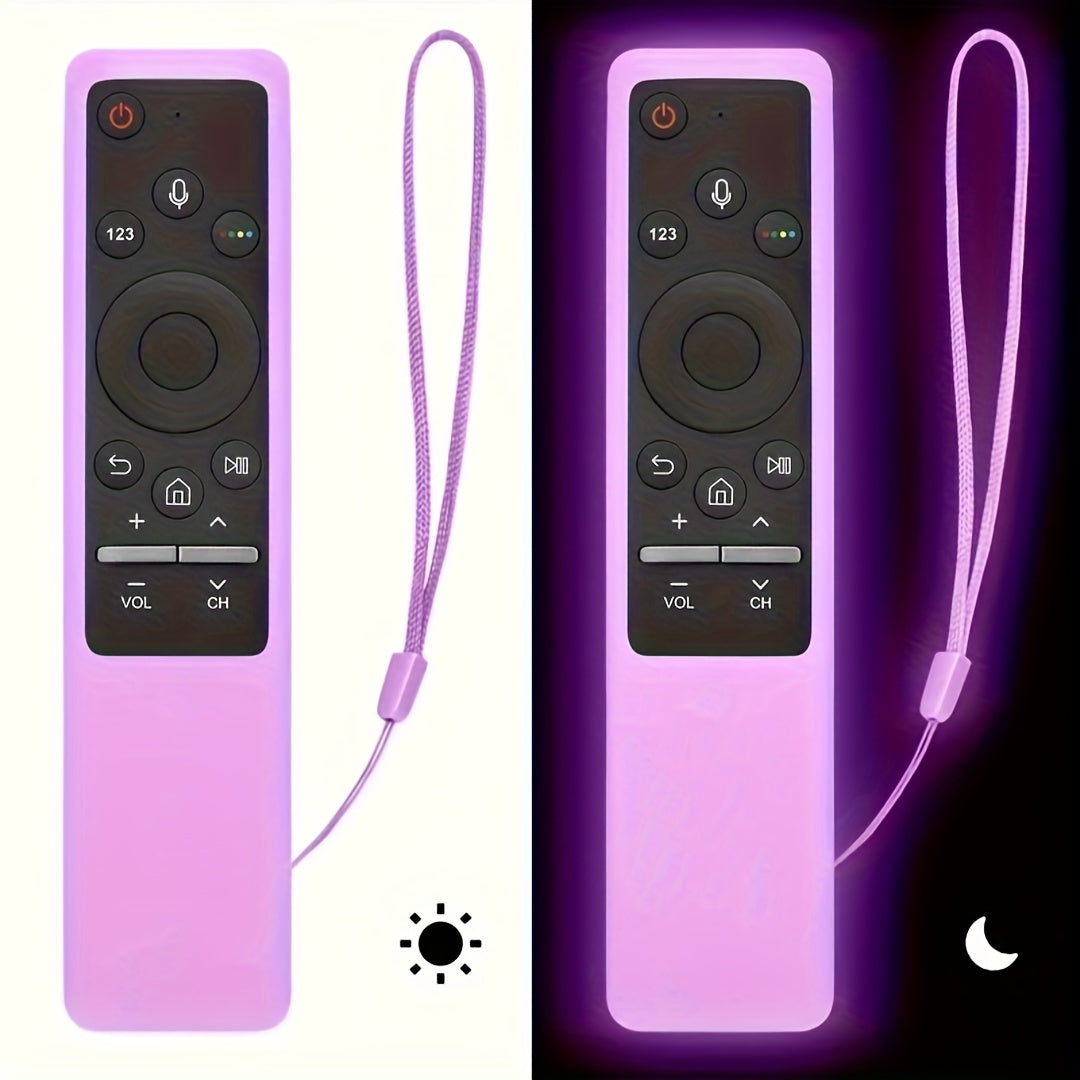 Glow-in-the-Dark Silicone Remote Control Case for Smart TV Shockproof Anti-Slip