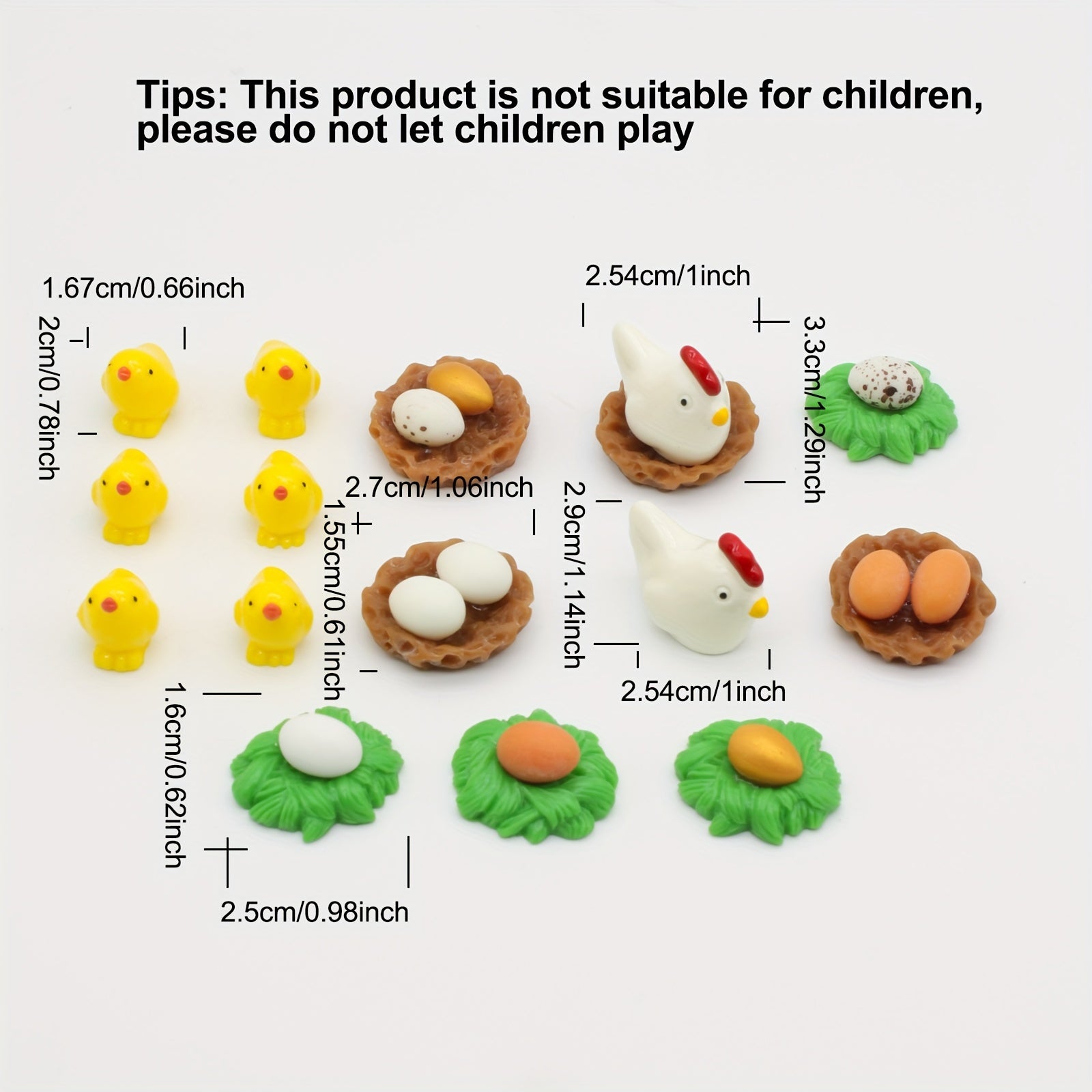 Unisex Resin Chicken Egg Shoe Charms Vibrant Yellow 3D Animal Decorations