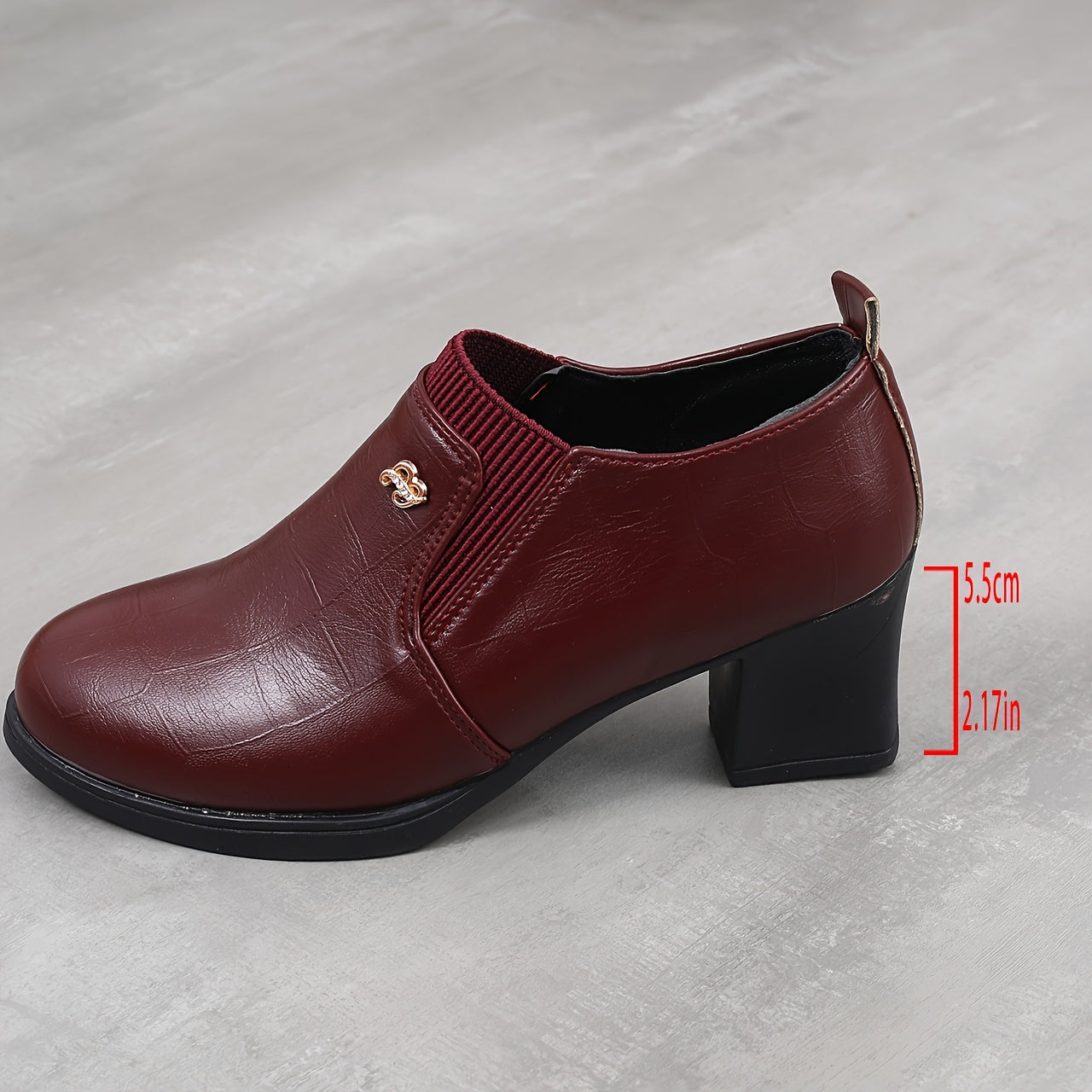 Women's High Heeled Shoes Fashionable Slimming Footwear Comfortable for Long Walks