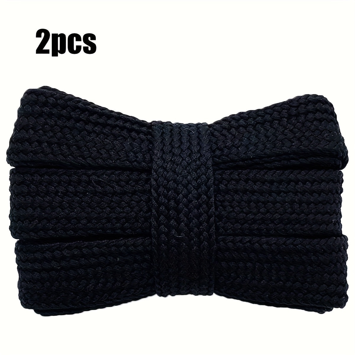 Unisex Casual Knitted Style Shoelaces 2.01cm Wide for Sneakers and Shoes