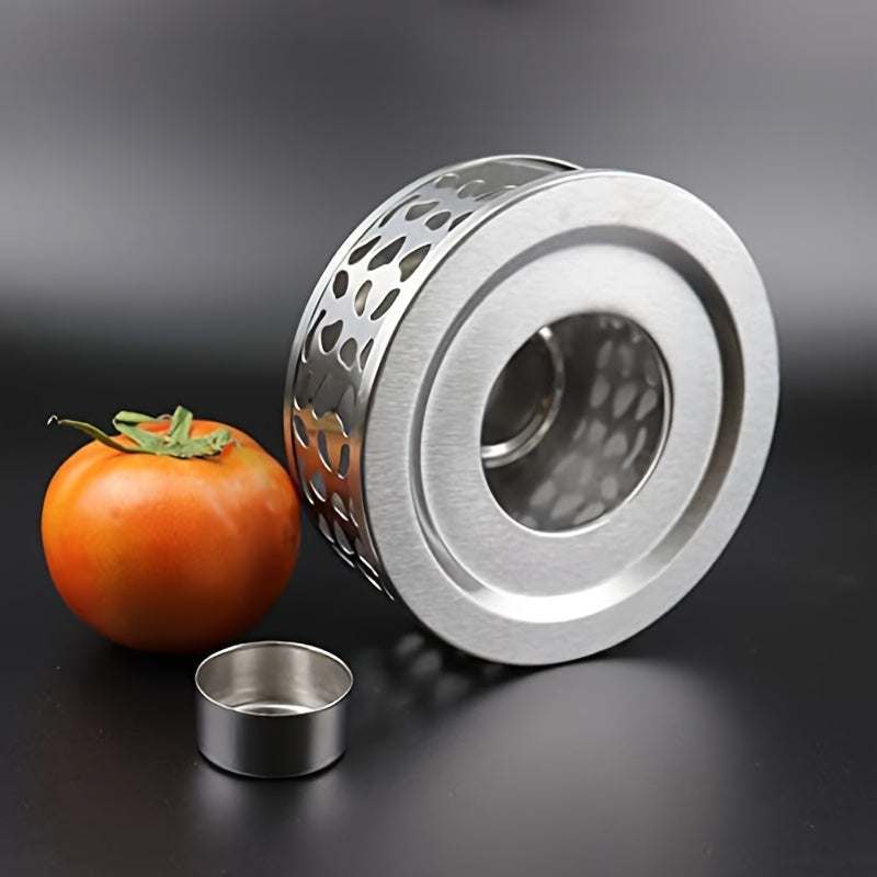 Hollow Design Candle Holder for Stainless Steel Teapot, Electric-Free Beverage Warmer