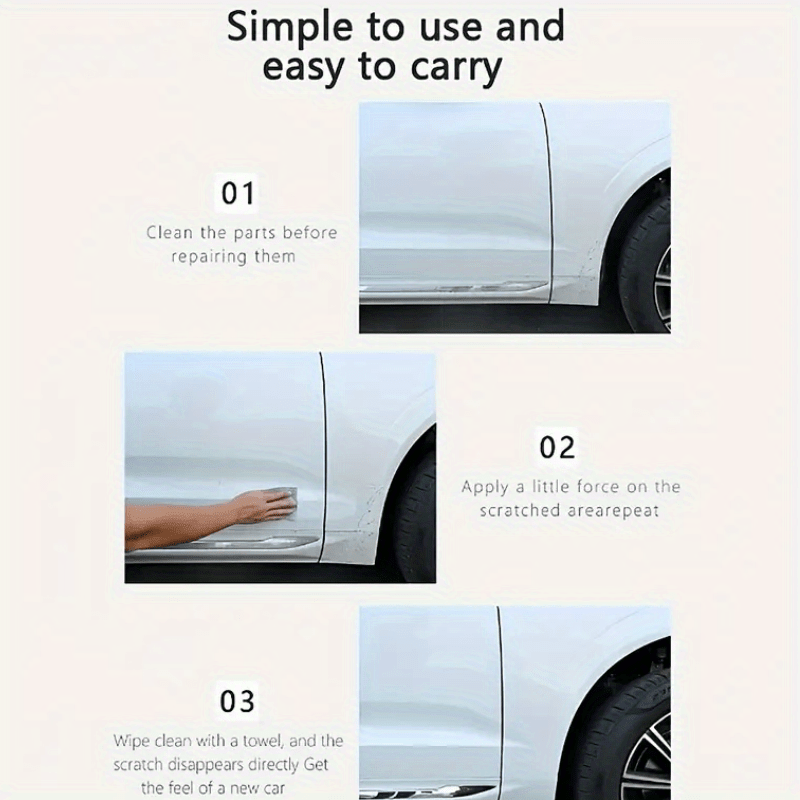 5pcs Car Scratch Removal Cloths Polishing and Cleaning Buff Cloths