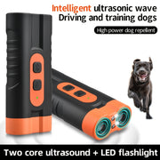 Dual-Head Ultrasonic Dog Repeller Long-Range Bark Control Scare Device
