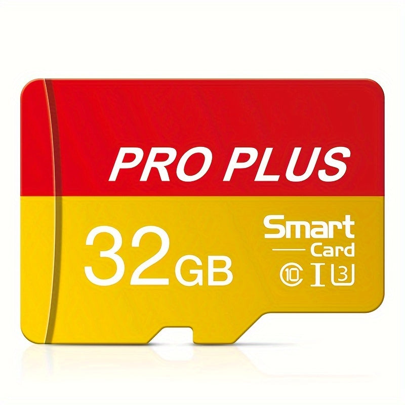 256GB карта MicroSD класса UHS-I 10 U3 для 4K HD с адаптером SD в желтом и красном