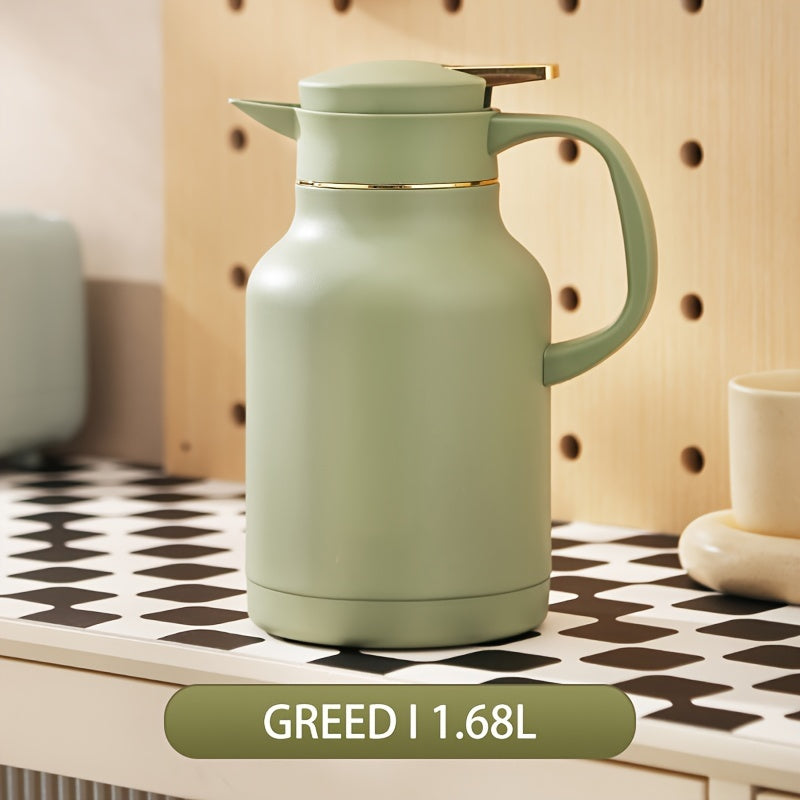 Термос для кофе с изоляцией на 59 унций из нержавеющей стали с двойными стенками для чая и воды