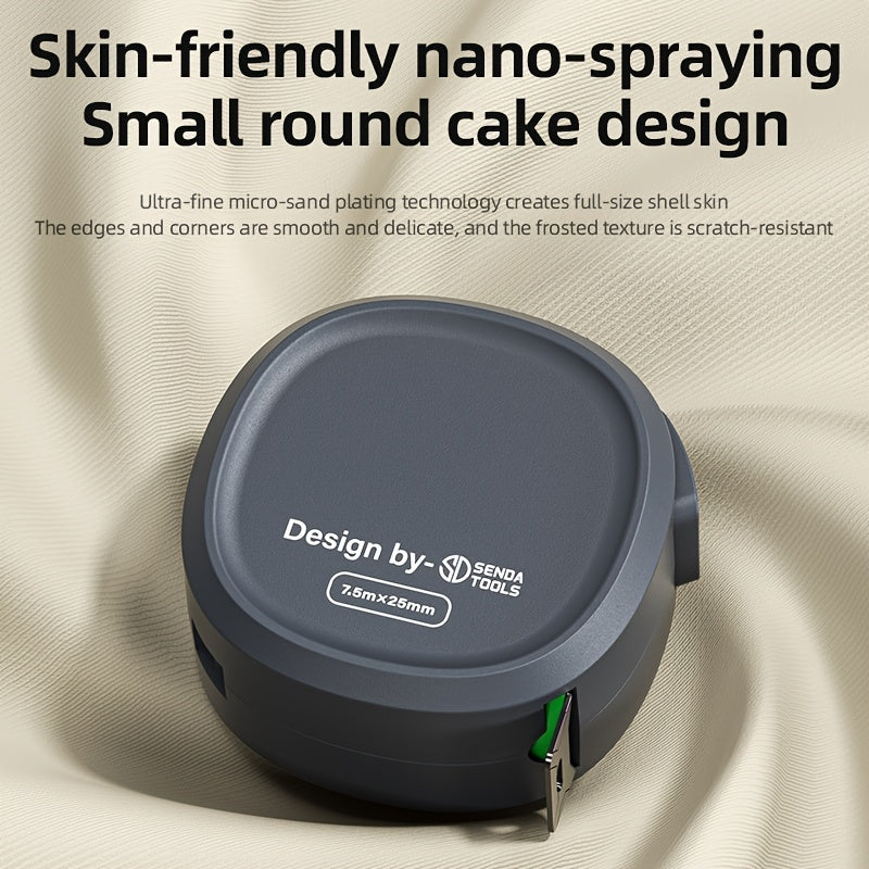 Digital Tape Measure Waterproof ABS Self-Locking Fluorescent Green 5 7.5 10.1 Meter