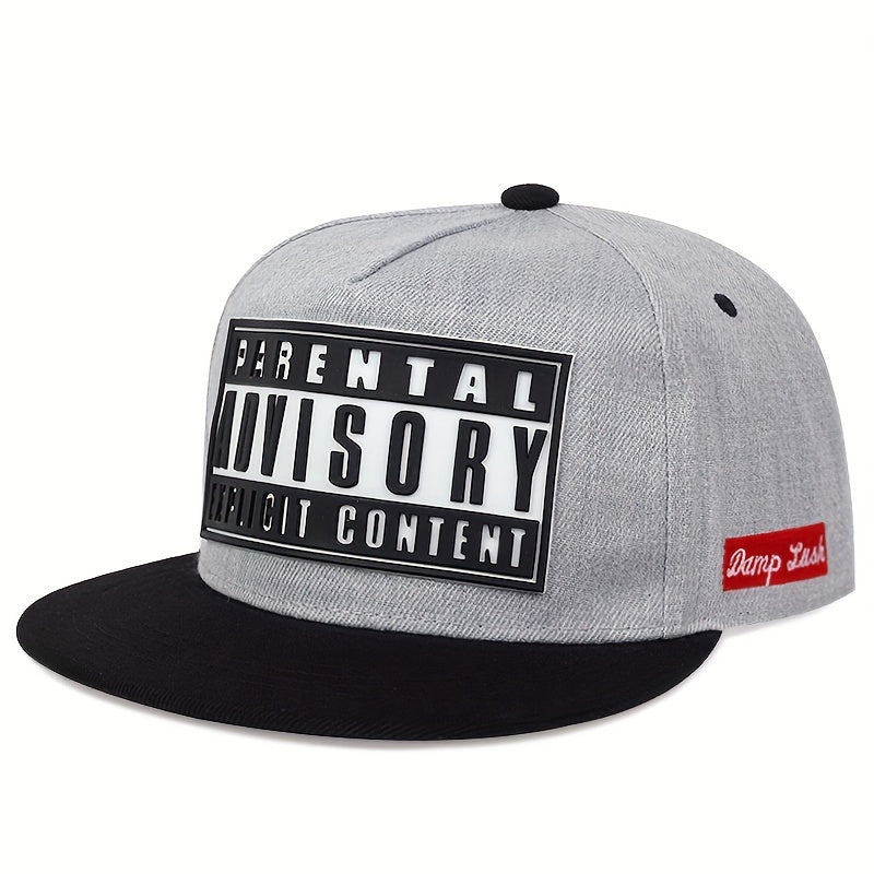 Men's Hip Hop Cap in 6 Colors Lightweight Acrylic Alphabet Design