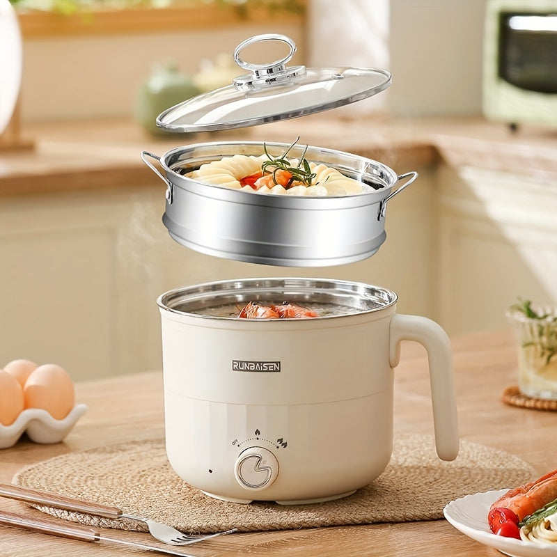 Multi-Functional Electric Steamer Cooker Hot Pot Stainless Steel 220V-240V
