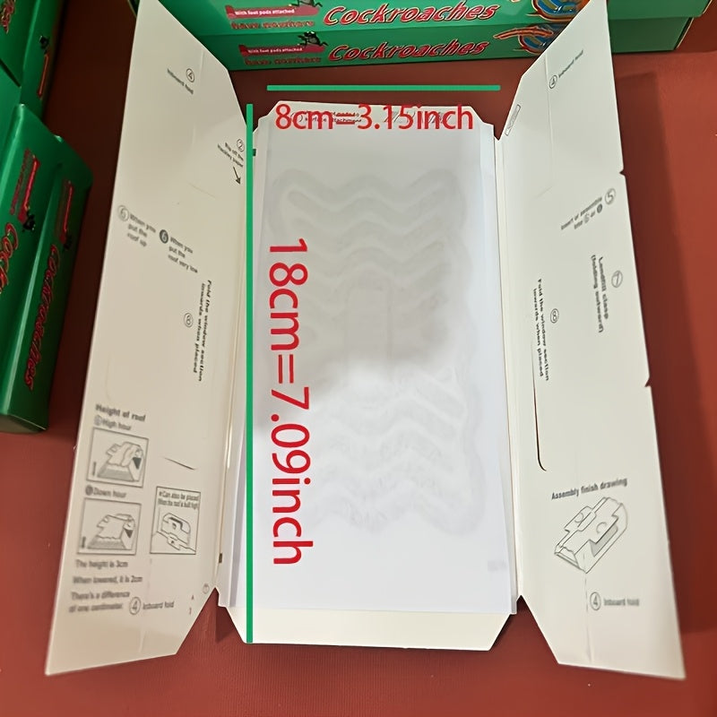 10 trampas para cucarachas, cazadores de plagas, sin electricidad, para interior, cocina, sala de estar, sótano