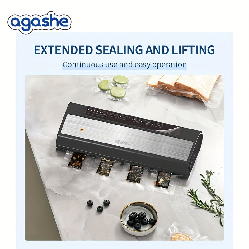 Uy oshxonasida oziq-ovqatni saqlash uchun 50 ta paket, 17*25cm, Vacuum Sealer. Avtomatik yopish, 28cm kenglikdagi paketlar uchun mos. Rostdan yasalgan po'lat panel, 5 issiqlik rejimi, ho'l/quruq oziq-ovqat sozlamalari.