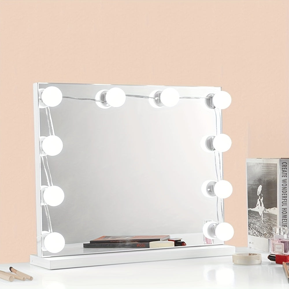 Dimmable LED Vanity Mirror Lights for Makeup and Bathroom Mirrors Plastic Modern Polished Up-Style Sconce
