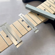 Guitar Fretboard Maintenance Kit with Metal Protector and Grey Dressing Stones