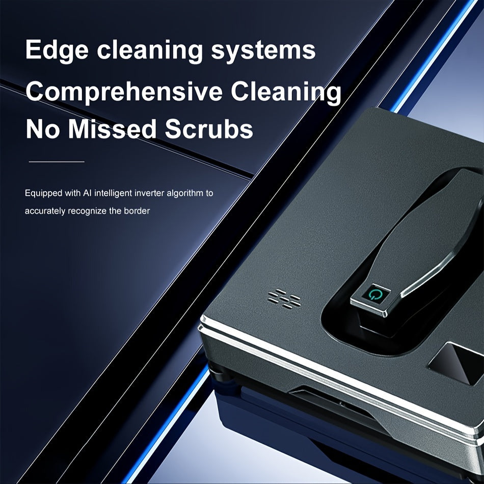 Electric Window Cleaning Robot with Dual-Purpose Battery and Remote Control