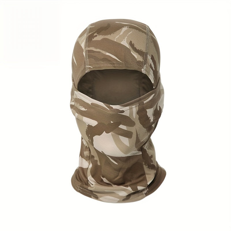Adjustable Windproof UV Protection Hood with Balaclava Face Mask for Outdoor Use