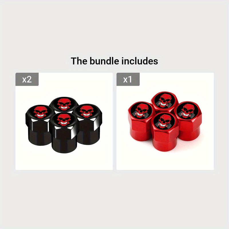 Universal Car Tire Valve Cap Stem Skeleton Style Wheel Accessories Gift