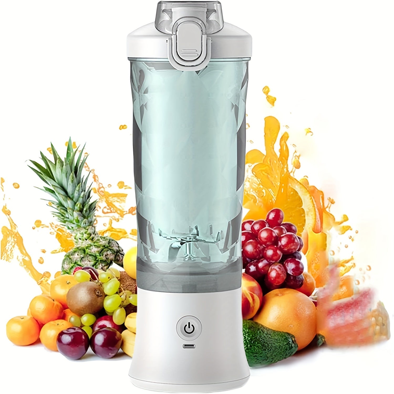 20oz Portable Blender with 6-Blade System USB Rechargeable for Shakes and Smoothies