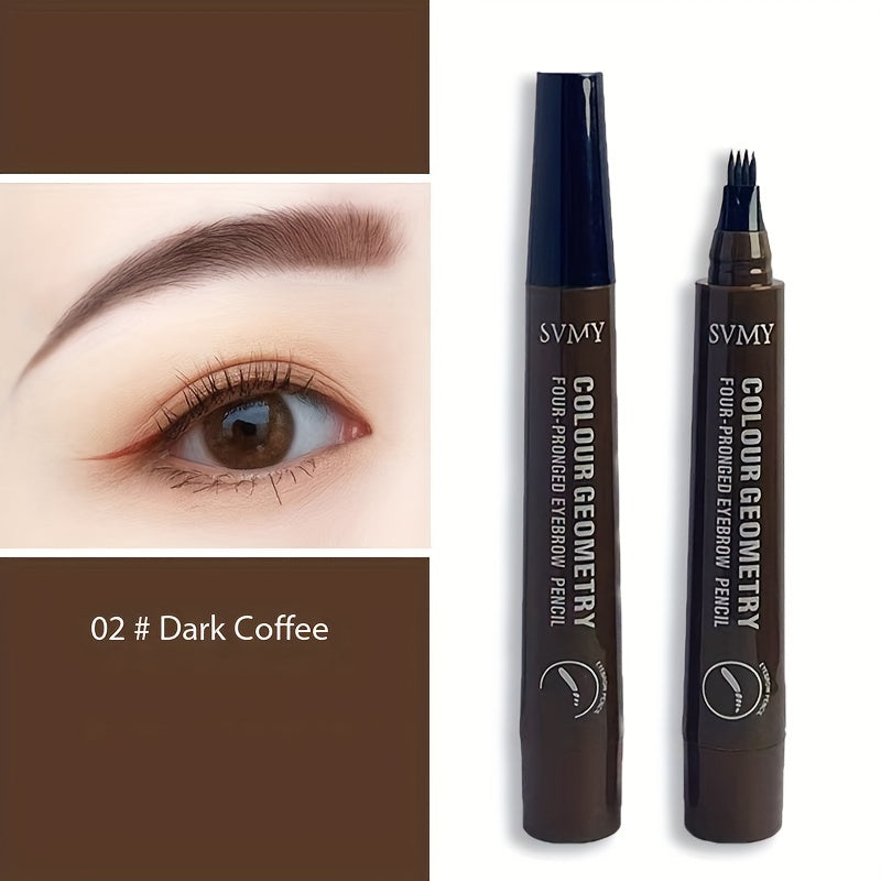 Tabiiy yovvoyi qoshlar uchun uzoq muddatli suv o'tkazmaydigan suyuq qosh qalam, barcha teri turlari uchun mos.