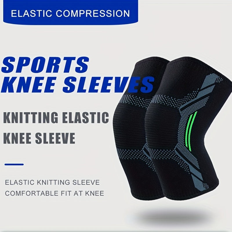 High Stretch Knee Support Sleeves for Women and Men Compression Knee Brace for Exercise Running Gym Weightlifting