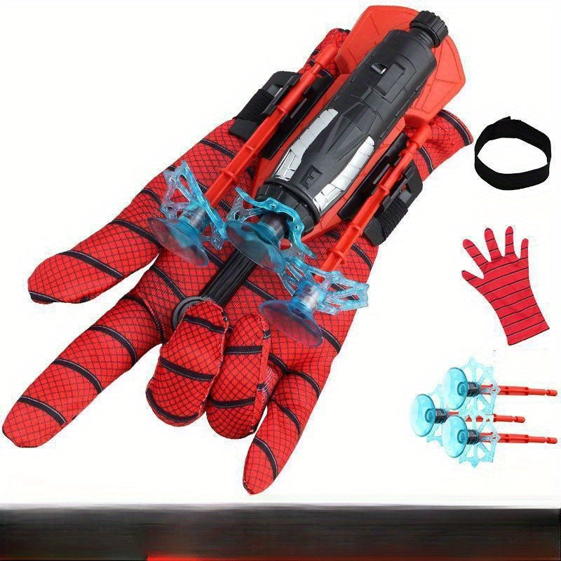 Toy Gun for Ages 3 and Up Spider Launcher with Web-Shooting and Suction Darts