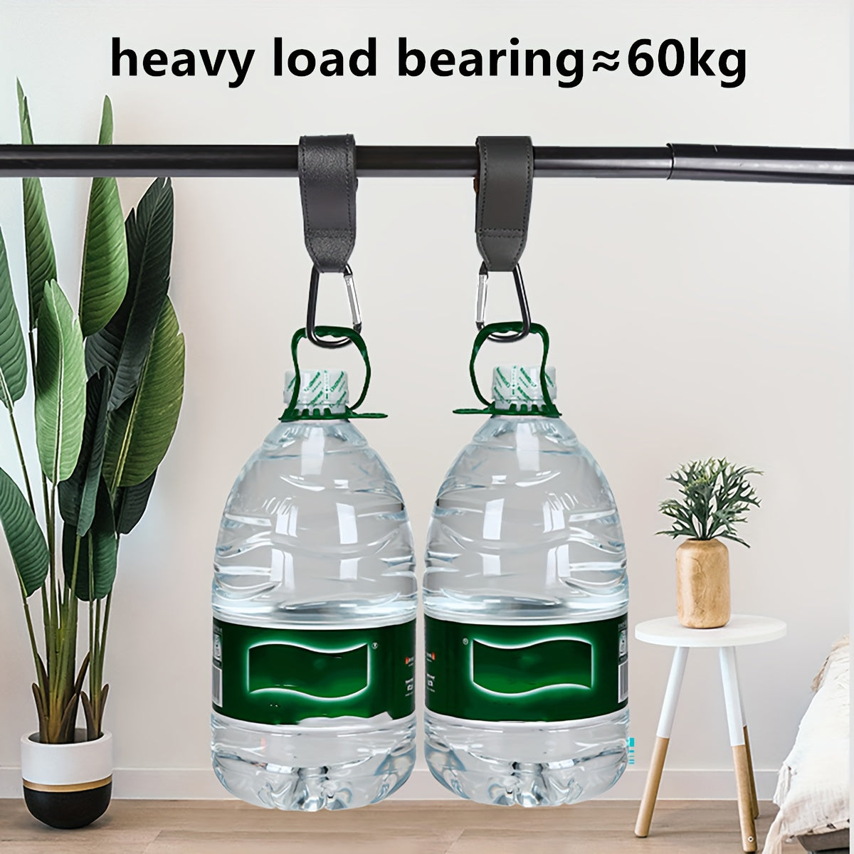 2 ta PU sun'iy charm aravachalar uchun osongina osiladigan sumka tutqichlari, aravachaga ulanishi mumkin bo'lgan aravacha tasmalar