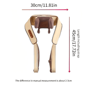 Shoulder and Neck Massager with Heat, 8D Human Hand Mimic, Rechargeable