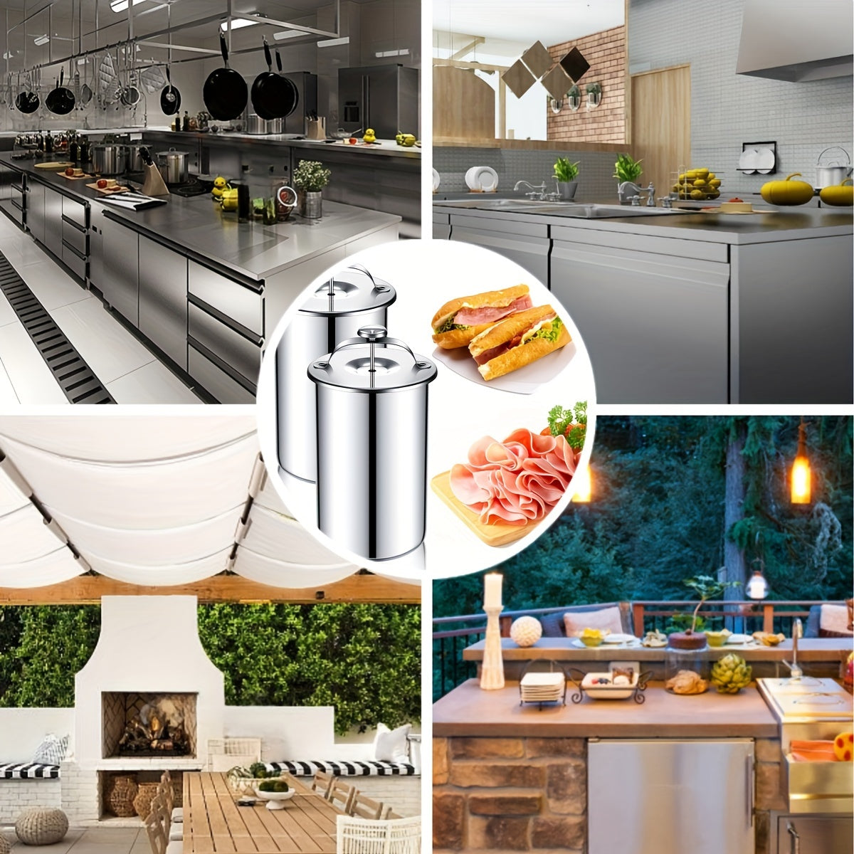 Stainless Steel Meat Press Machine for Patties Sandwiches Seafood Poultry