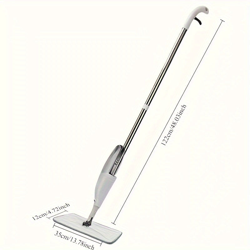 Multi-Functional 2-in-1 Spray Mop with Washable Pads for Wet and Dry Cleaning