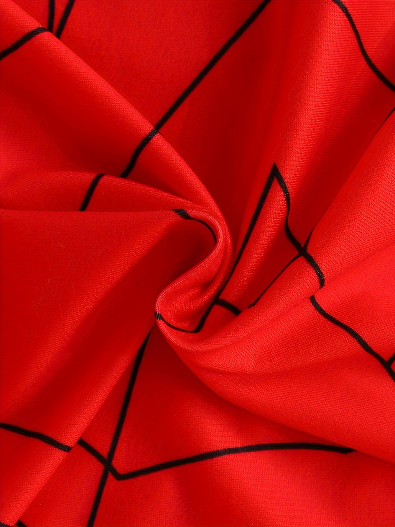 Детский комплект: футболка с узором паука и штаны, весна-лето 2024