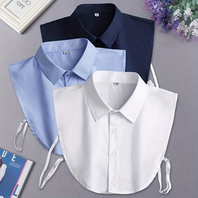 Erkaklar va ayollar uchun polyester toʻqilgan yaka aksessuari kostyumlar va plashlar uchun