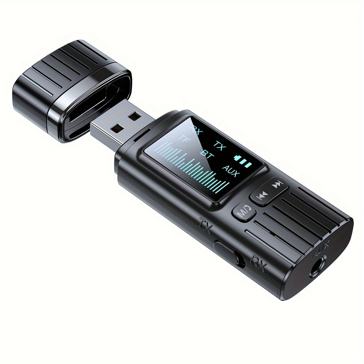 Wireless Bluetooth Car Kit with Display Screen TF Card Support