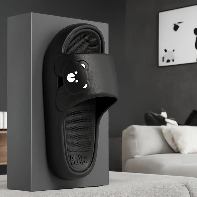 Women's Cartoon Bear Indoor Outdoor Lightweight Slippers