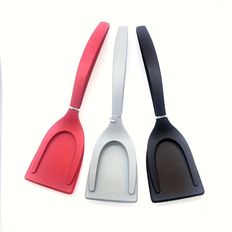 2-In-1 Nylon Frying Spatula Tongs for Cooking Eggs Pancakes and Steak