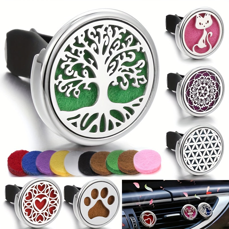 Car Interior Air Freshener Clip Aromatherapy Diffuser Car Vent Clip with Pads