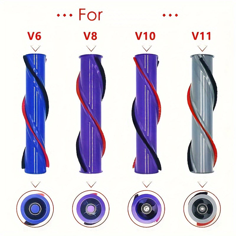 Durable Plastic Floor Attachment for V6 V8 V10 V11 Cordless Vacuums Replacement Roller Brush