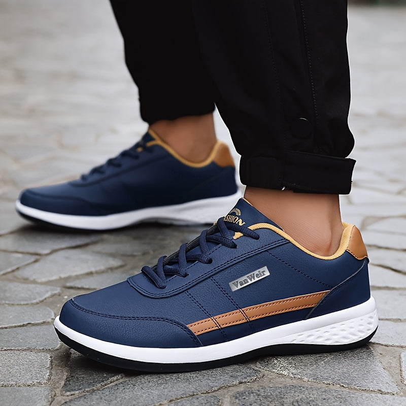 Men's Lightweight Outdoor Sneakers for Hiking Camping Running Casual All-Season